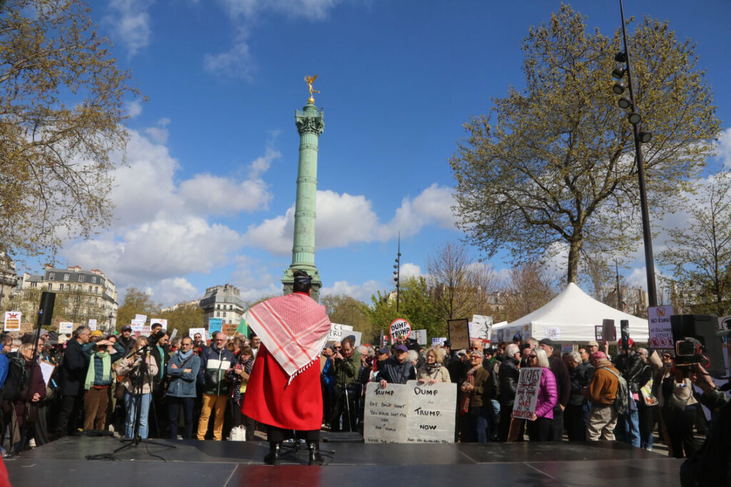 Photo credit: Owen Franken No Kings 3 Place de la Bastille, Paris